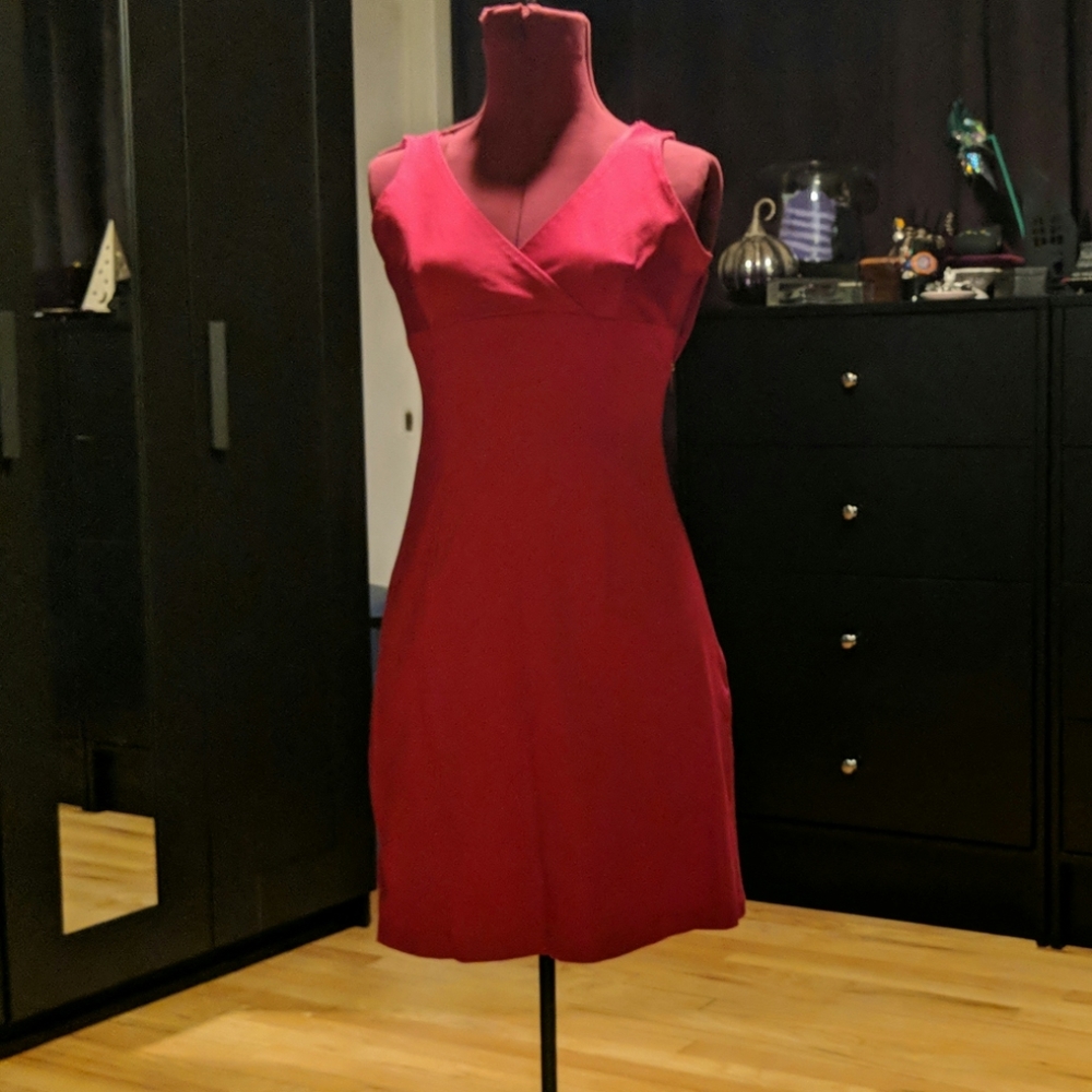 Red A-line No Appt Necessary Dress